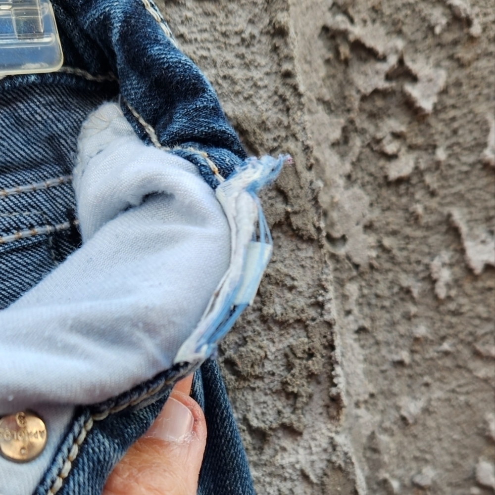 Robins Jean Straight Fit Dark Blue Denim - Picture 2 of 16